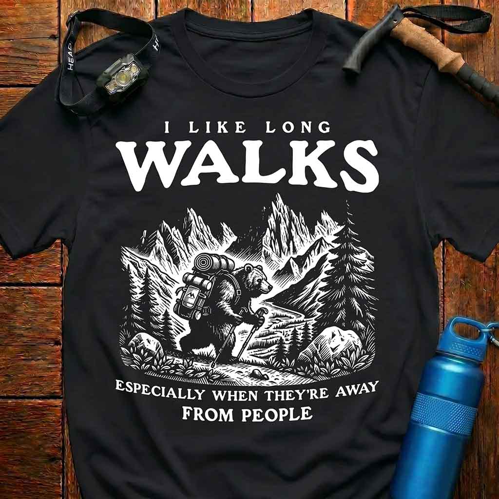 Funny Introvert Hiker T-Shirt
