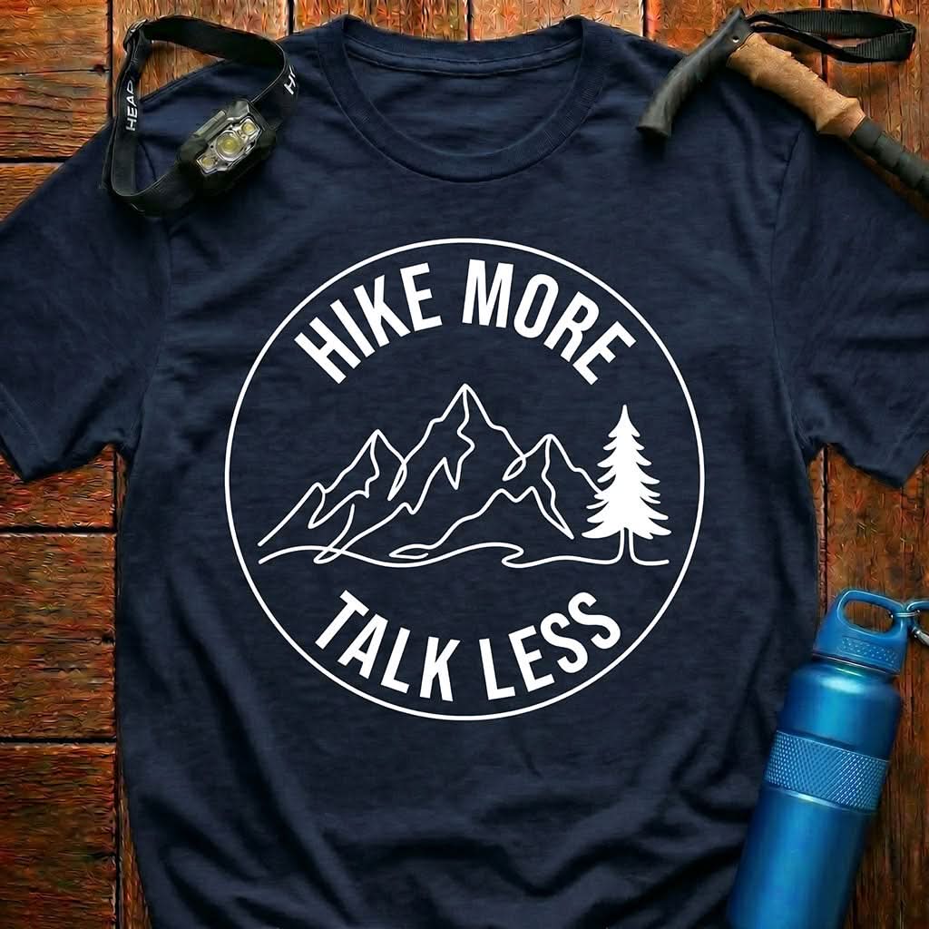 Hike More Talk Less Hiking T-Shirt
