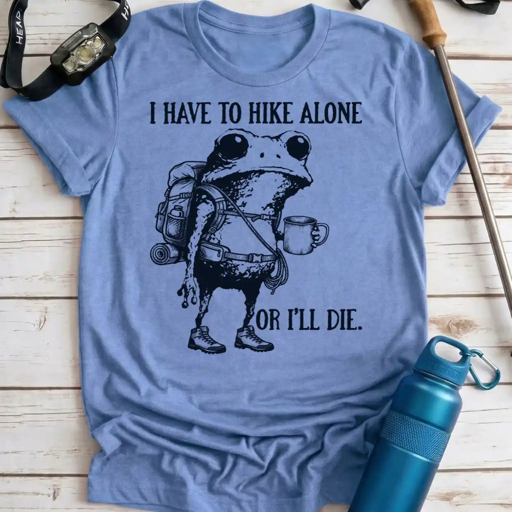 Hike Alone Frog Tee