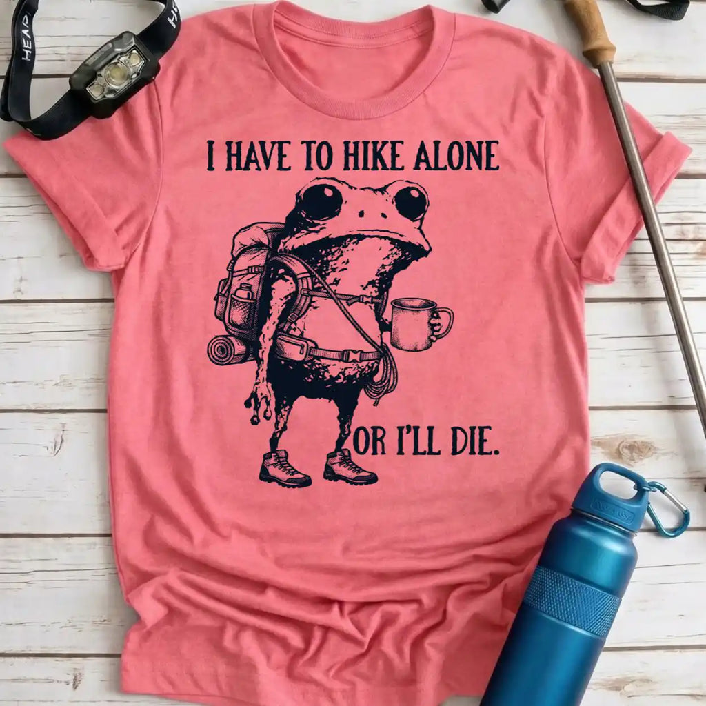 Hike Alone Frog Tee
