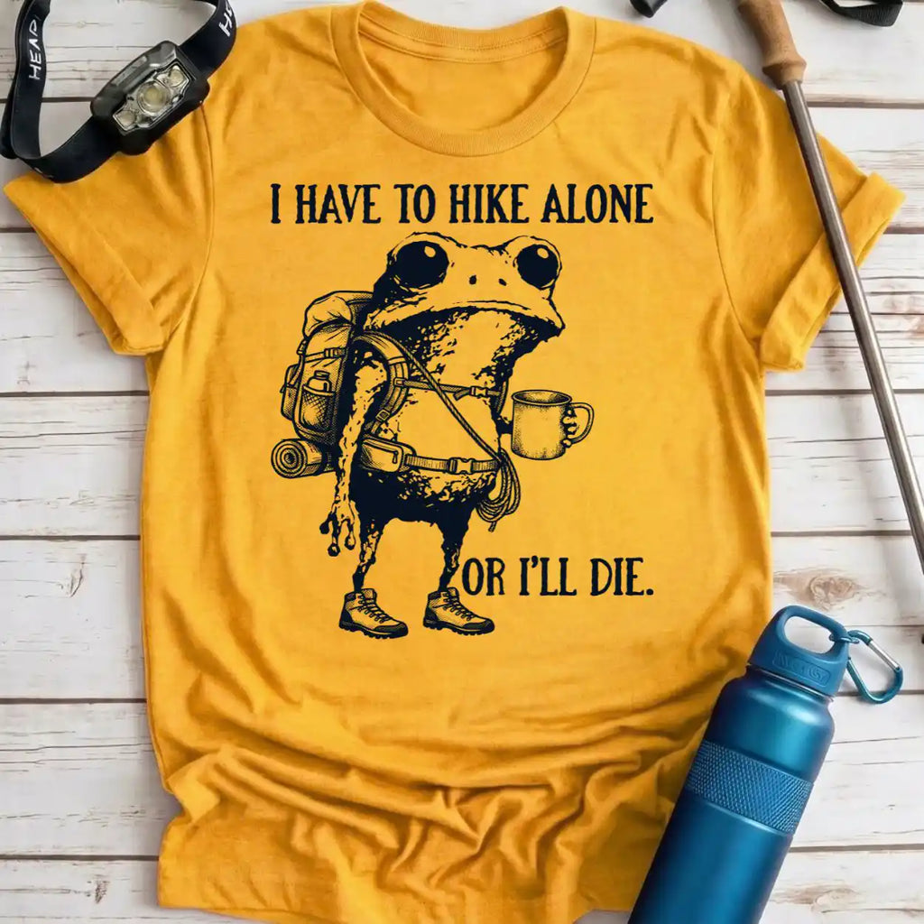 Hike Alone Frog Tee