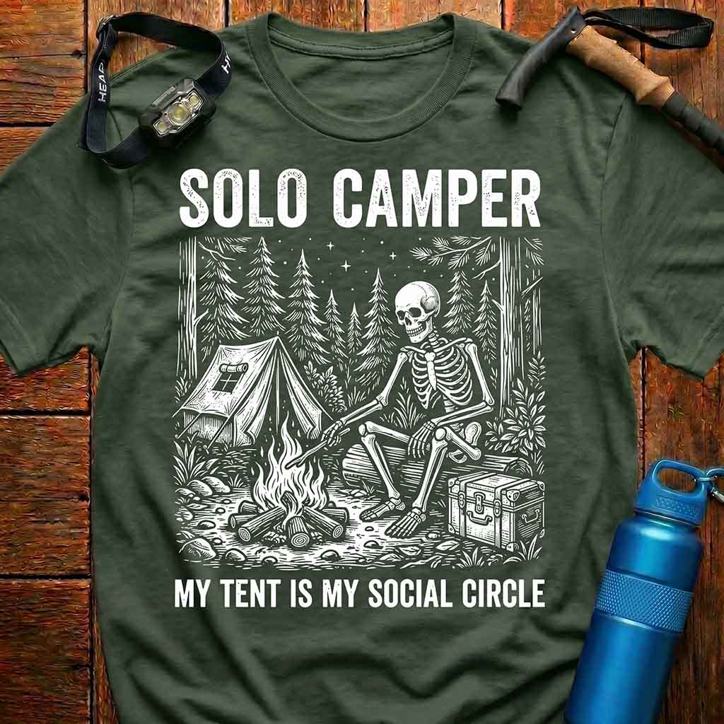 Hilarious Solo Camper T-Shirt