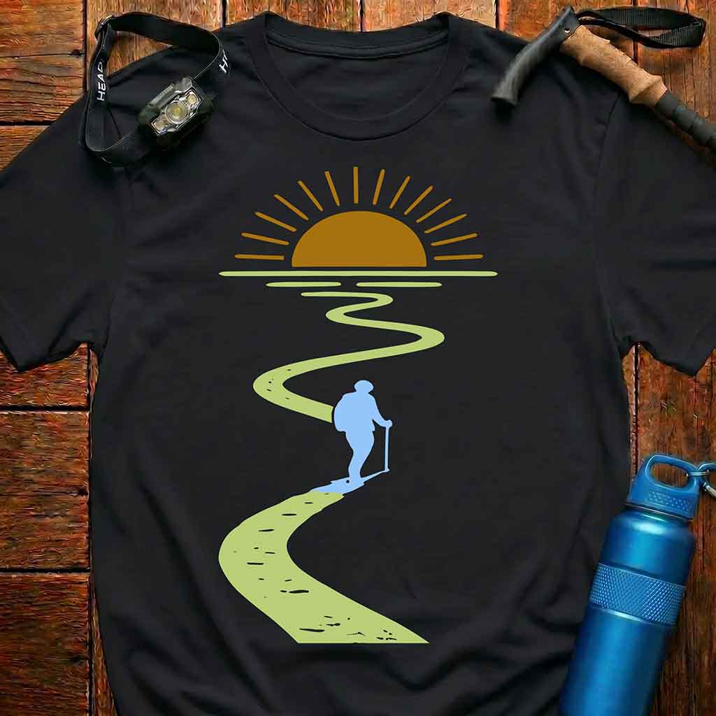 Inspiring Sunrise Hiking Path T-Shirt