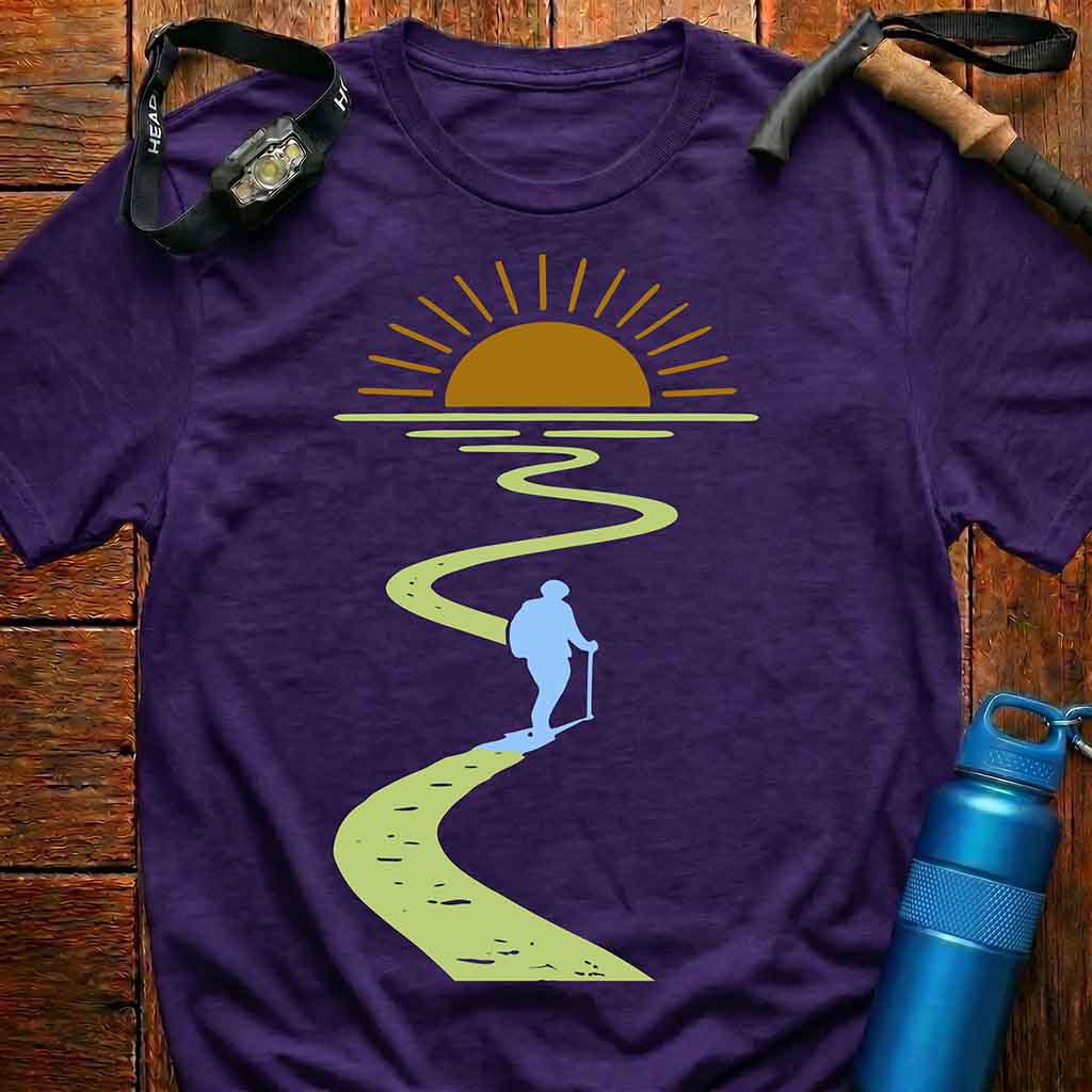 Inspiring Sunrise Hiking Path T-Shirt