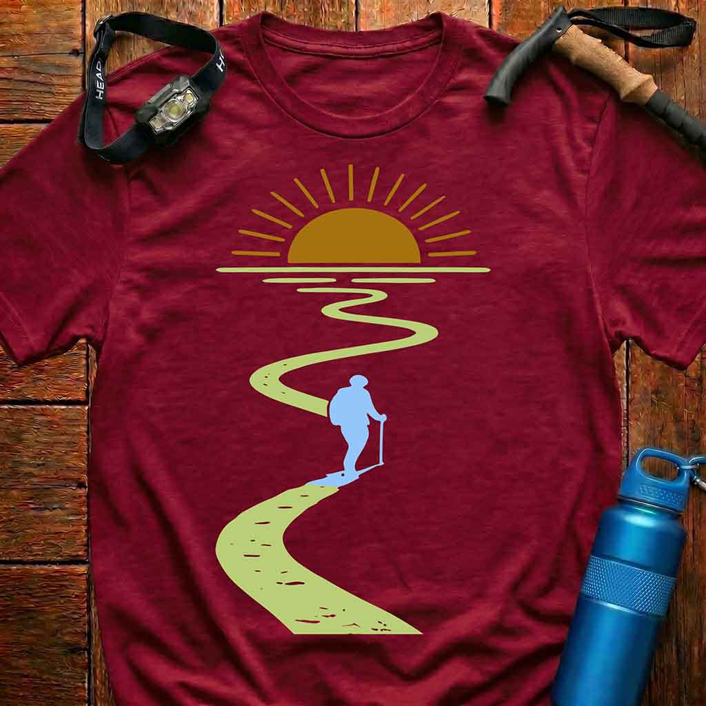 Inspiring Sunrise Hiking Path T-Shirt