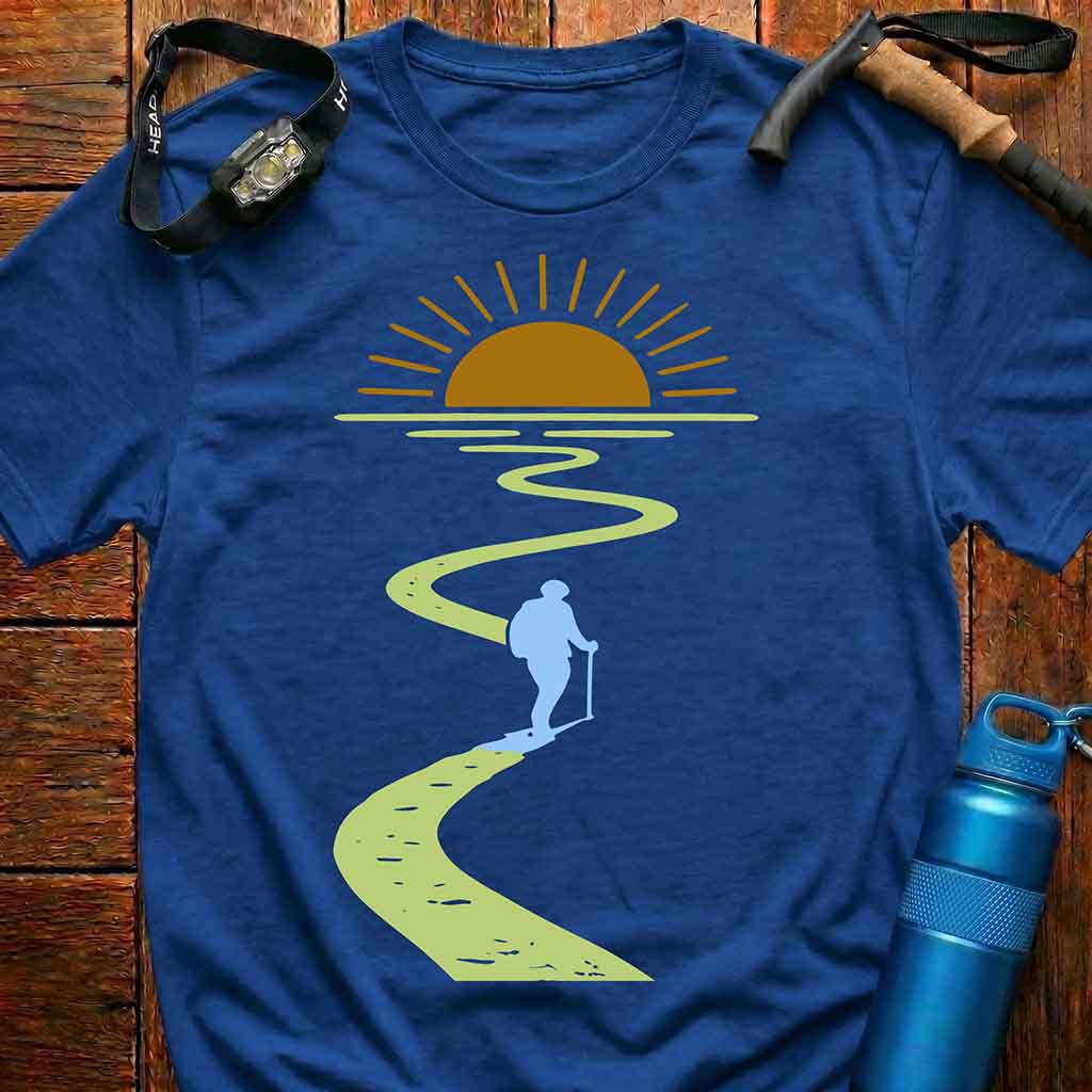Inspiring Sunrise Hiking Path T-Shirt