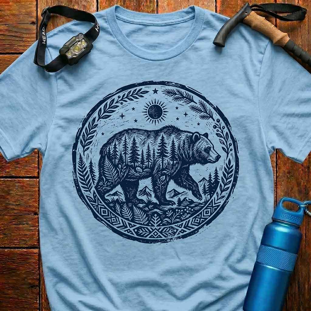 Majestic Forest Bear T-Shirt