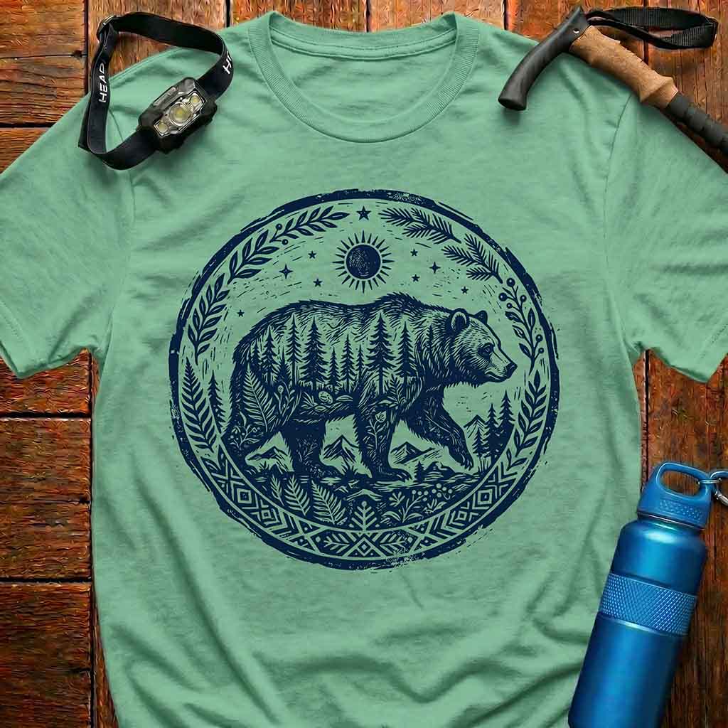 Majestic Forest Bear T-Shirt
