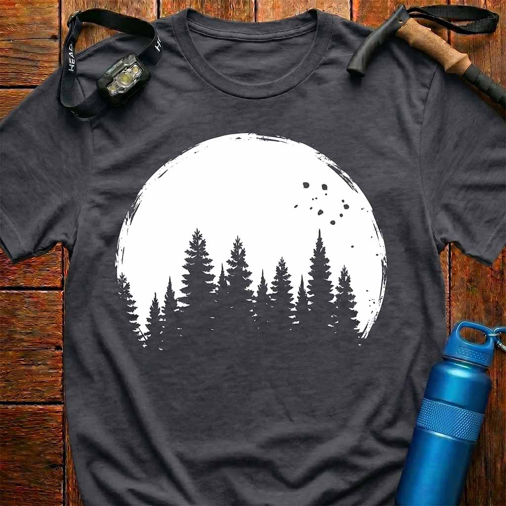 Moon & Pine Forest T-Shirt