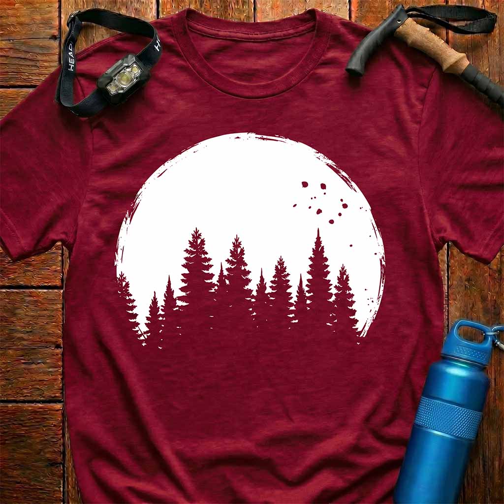 Moon & Pine Forest T-Shirt