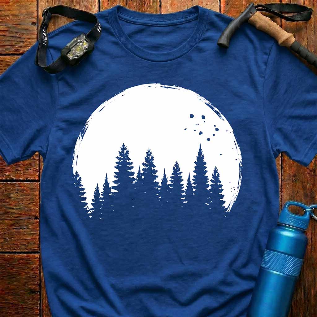 Moon & Pine Forest T-Shirt