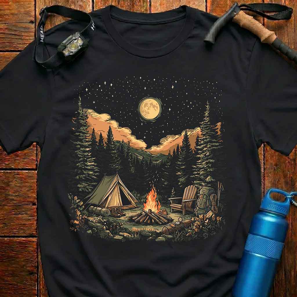 Moonlit Campfire T-Shirt