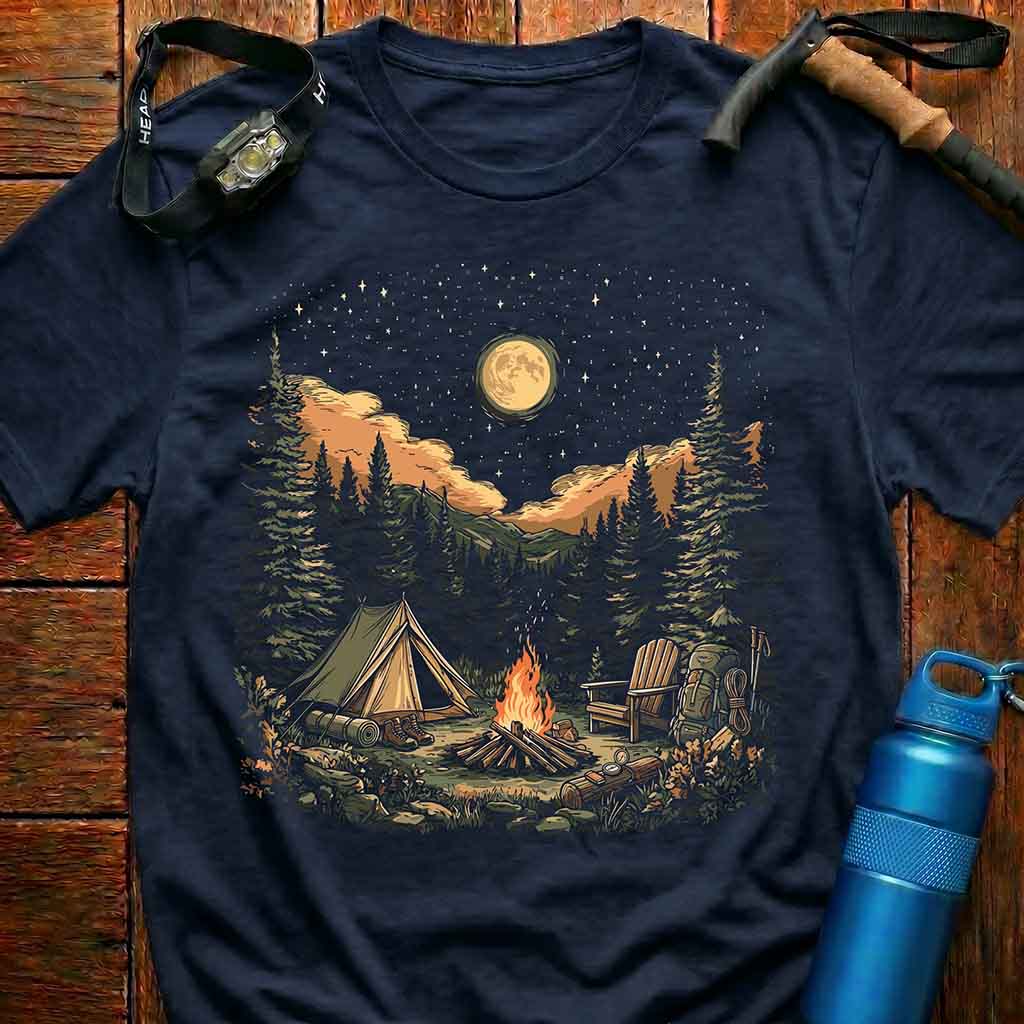 Moonlit Campfire T-Shirt