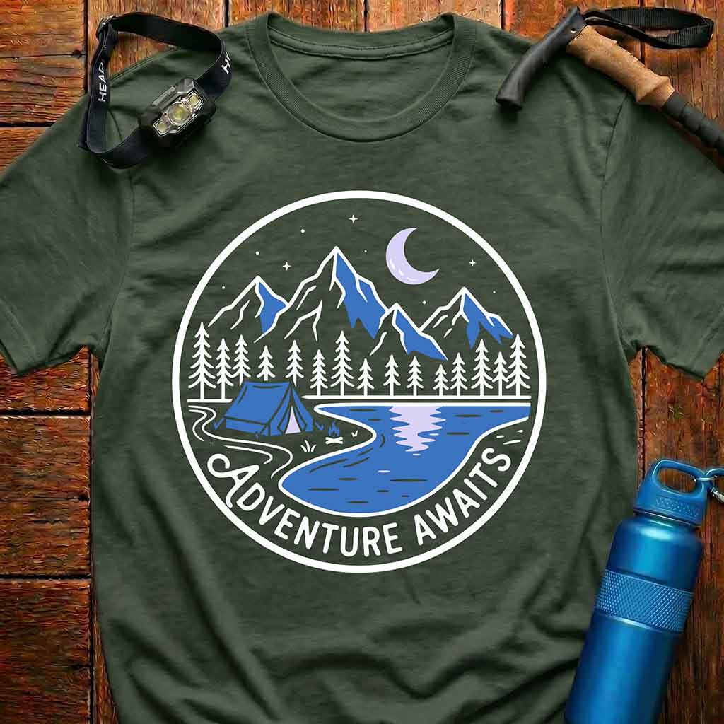 Mountain Night Camping T-Shirt