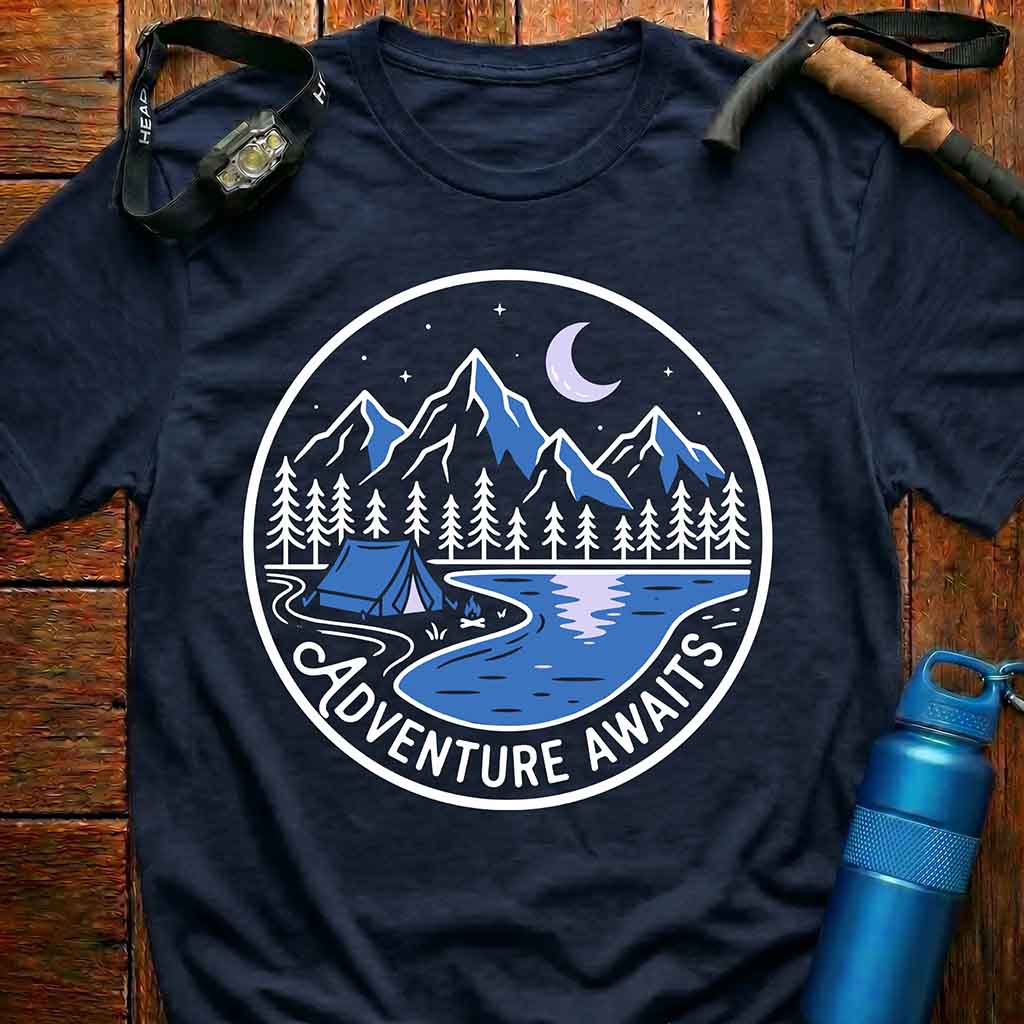 Mountain Night Camping T-Shirt