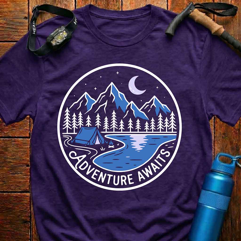 Mountain Night Camping T-Shirt
