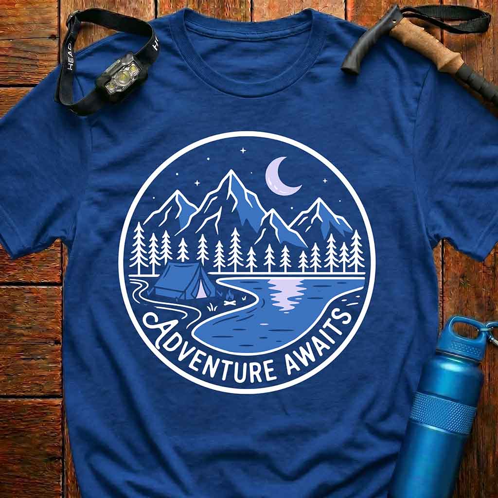 Mountain Night Camping T-Shirt