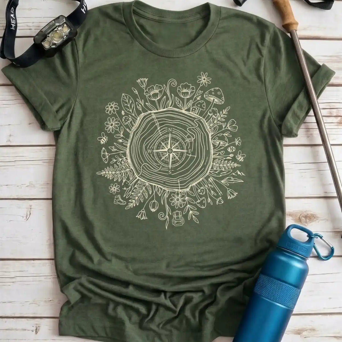 Woodland Compass Tee
