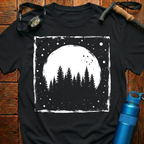 Rustic Moonlit Forest T-Shirt