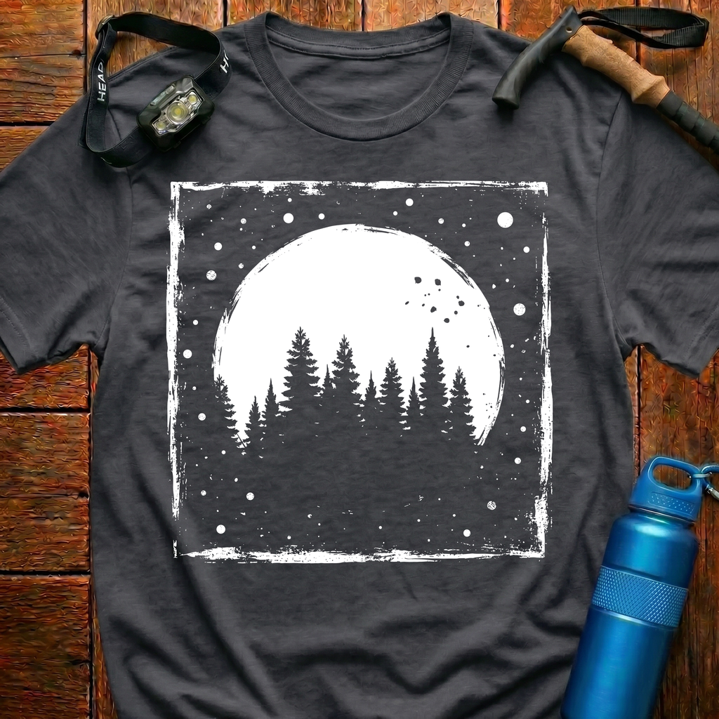 Rustic Moonlit Forest T-Shirt
