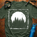 Rustic Moonlit Forest T-Shirt