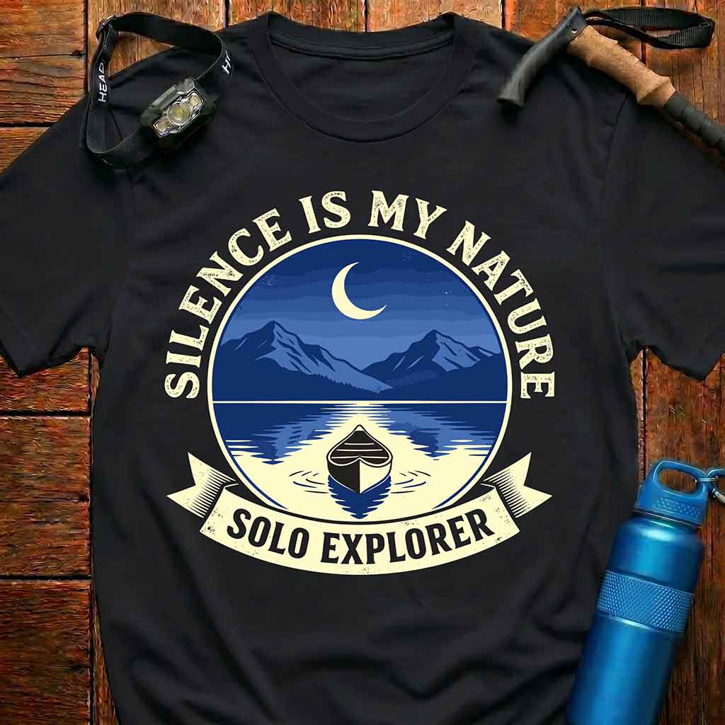 Silence is My Nature Solo Explorer T-Shirt