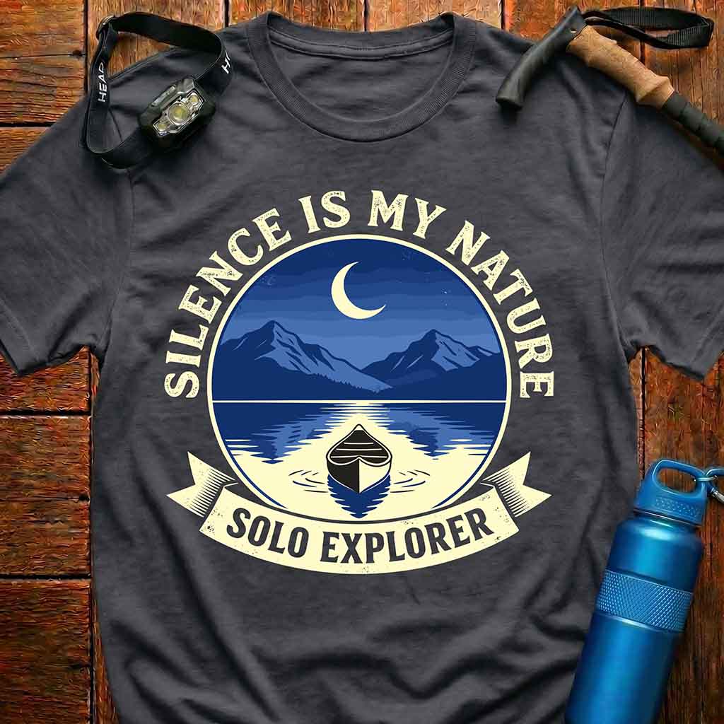 Silence is My Nature Solo Explorer T-Shirt