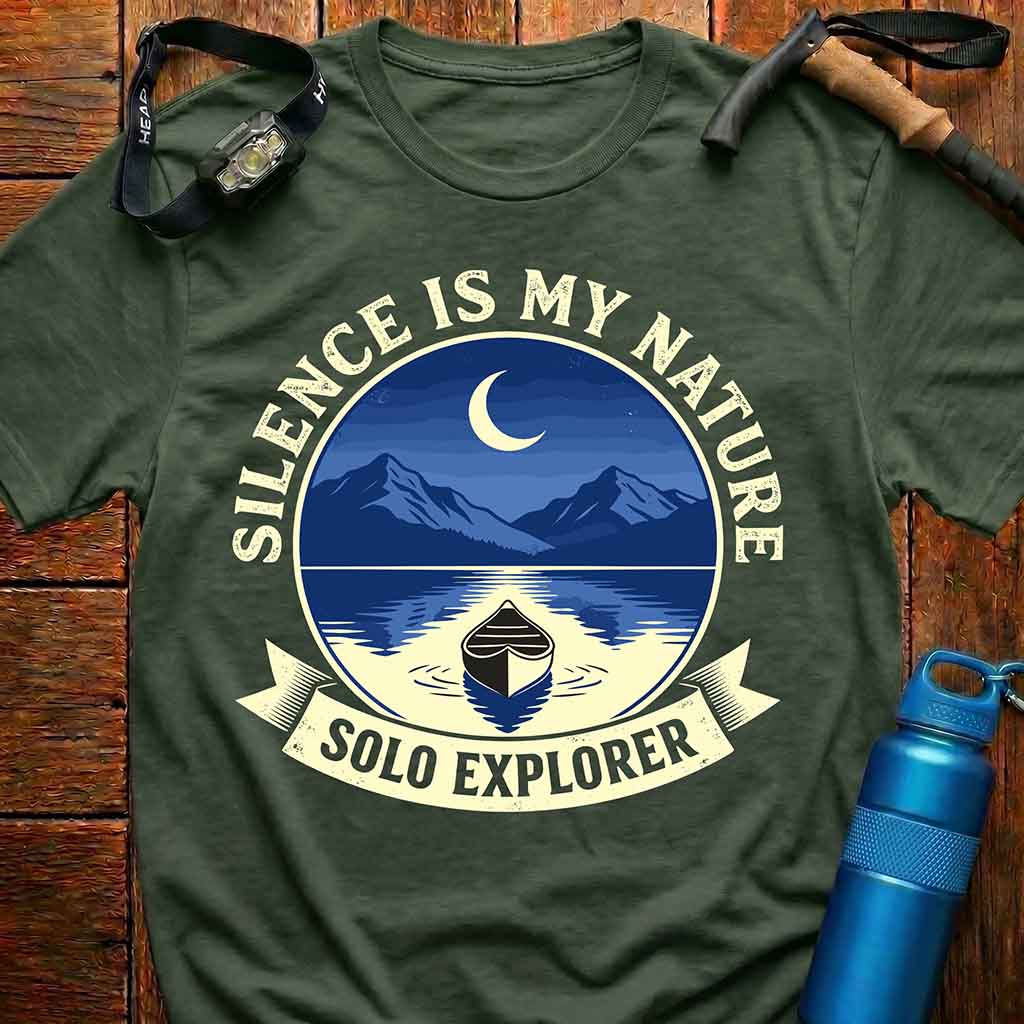 Silence is My Nature Solo Explorer T-Shirt
