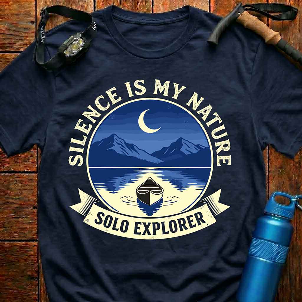 Silence is My Nature Solo Explorer T-Shirt