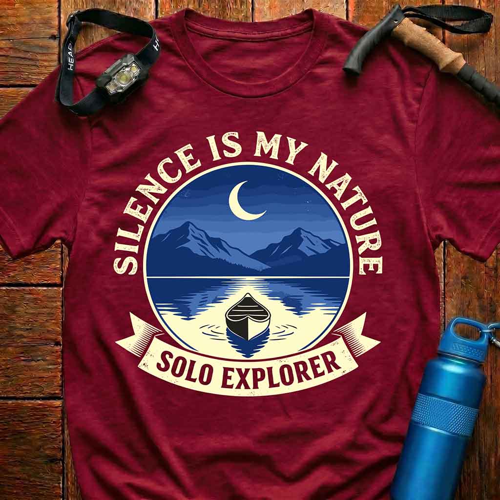 Silence is My Nature Solo Explorer T-Shirt