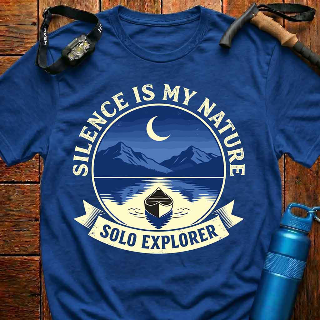Silence is My Nature Solo Explorer T-Shirt