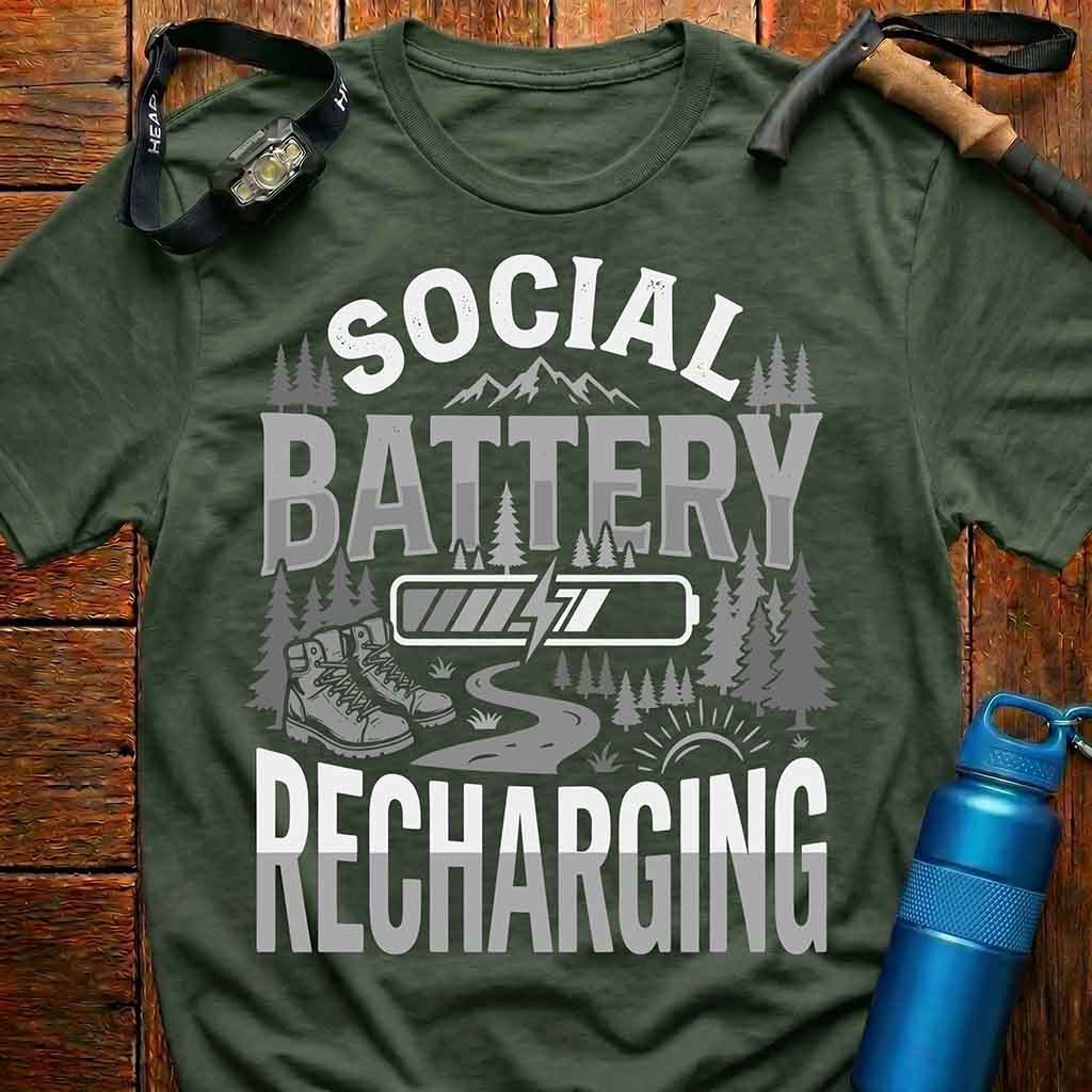 Social Battery Recharging T-Shirt