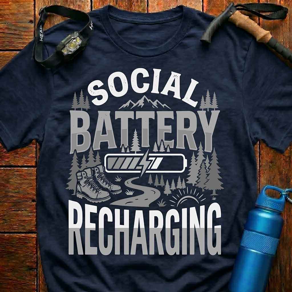 Social Battery Recharging T-Shirt