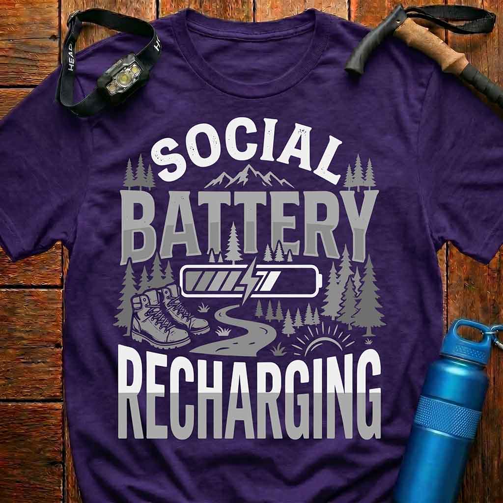 Social Battery Recharging T-Shirt