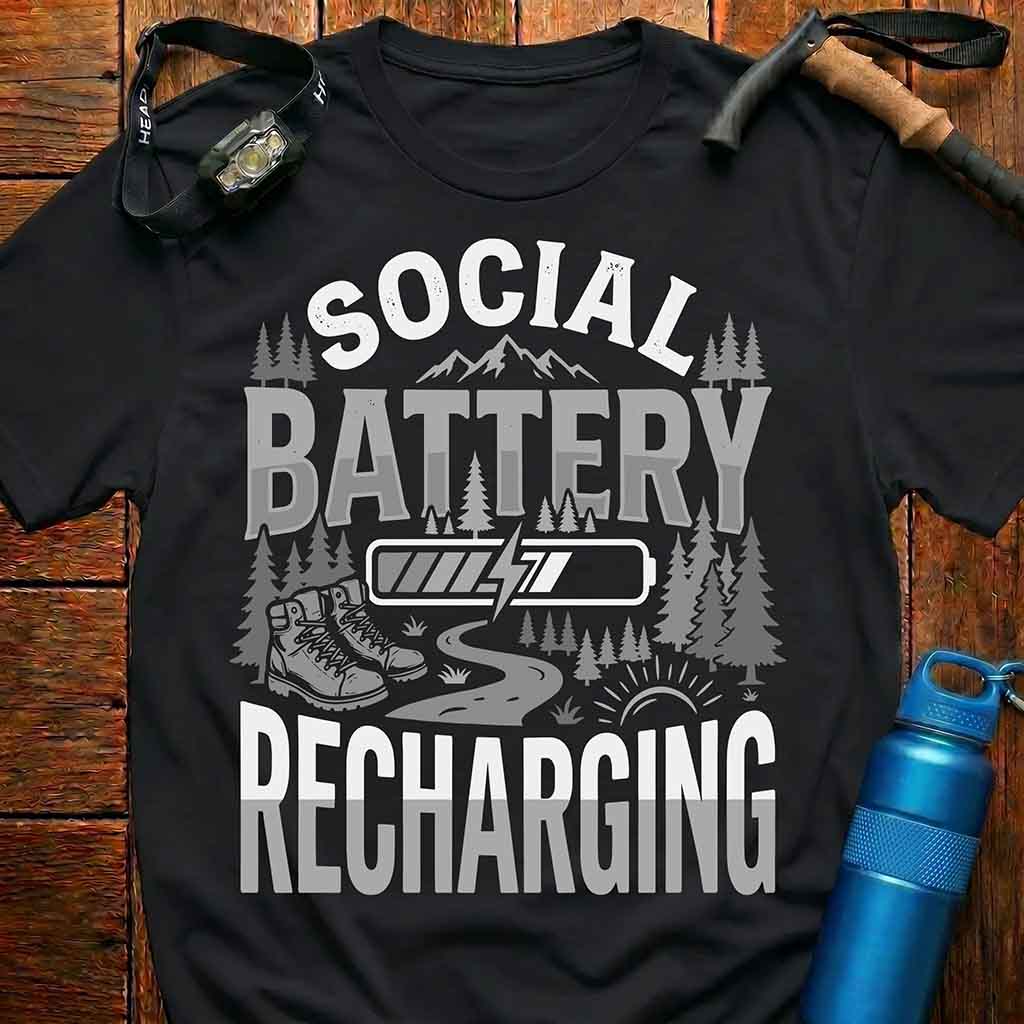 Social Battery Recharging T-Shirt