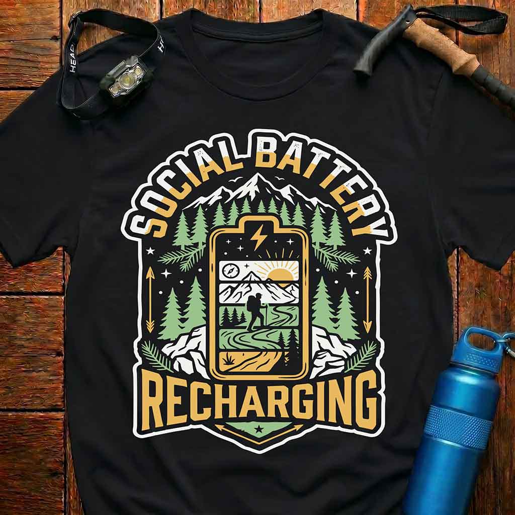 Social Battery Recharging T-Shirt