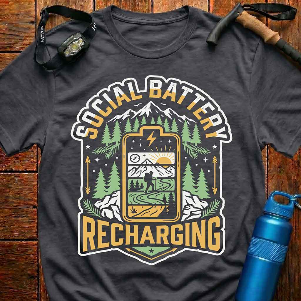 Social Battery Recharging T-Shirt