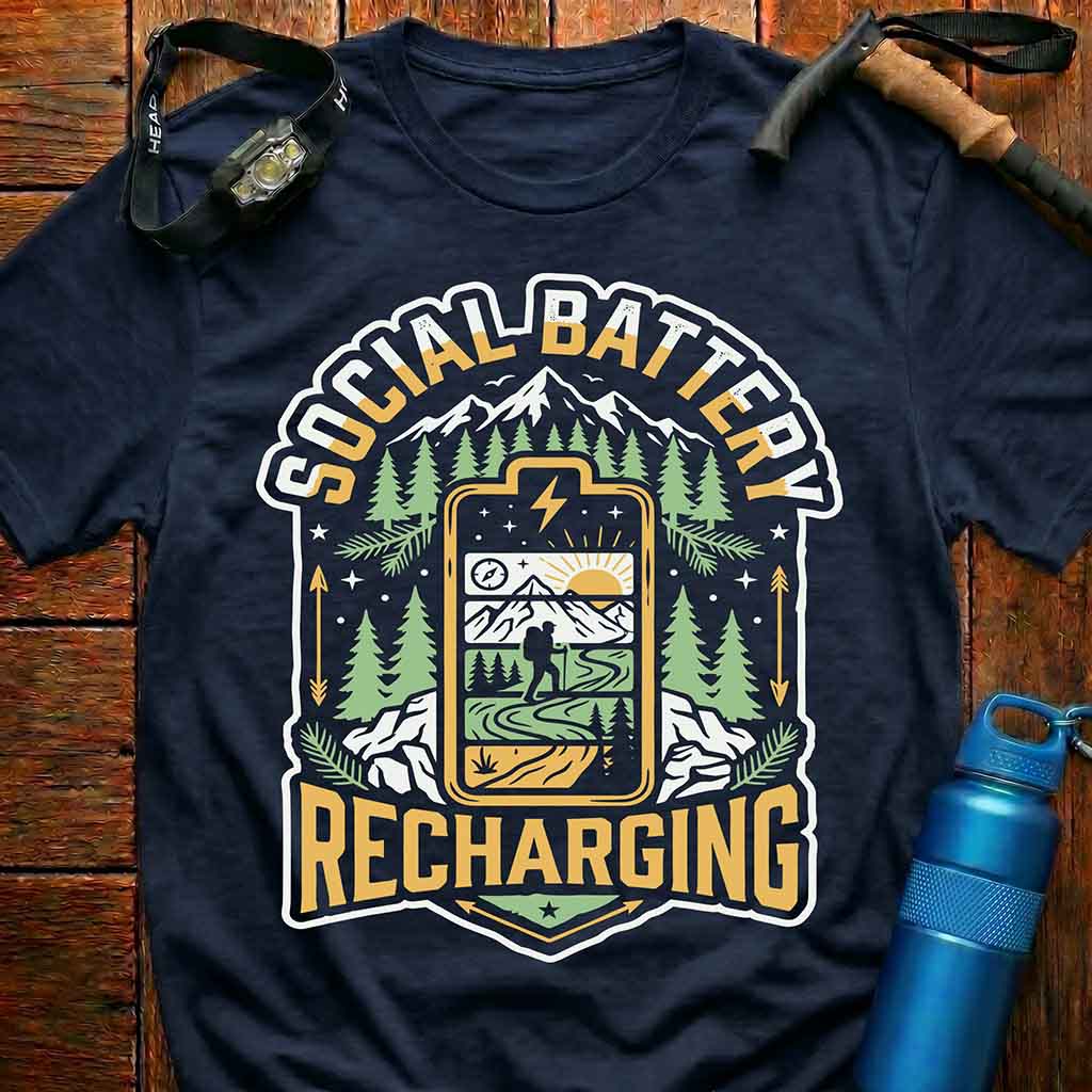 Social Battery Recharging T-Shirt