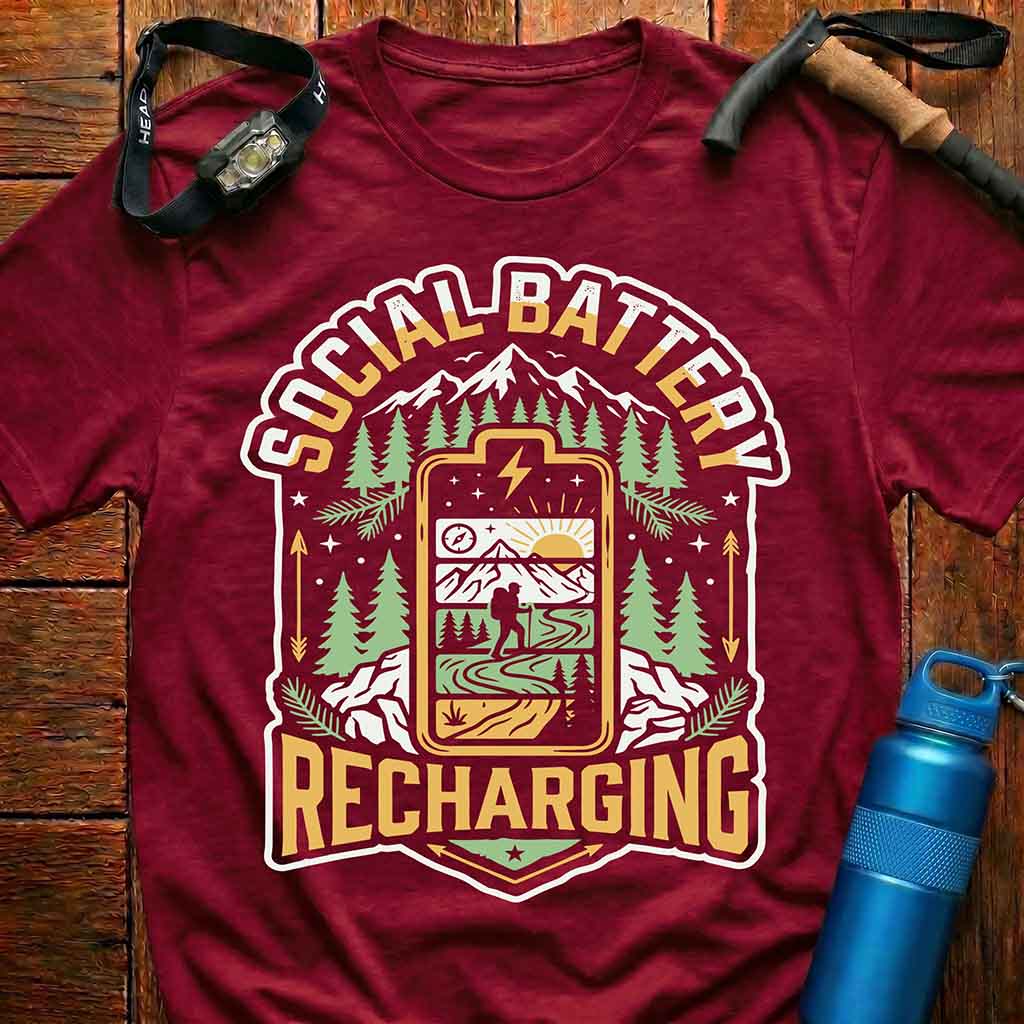 Social Battery Recharging T-Shirt