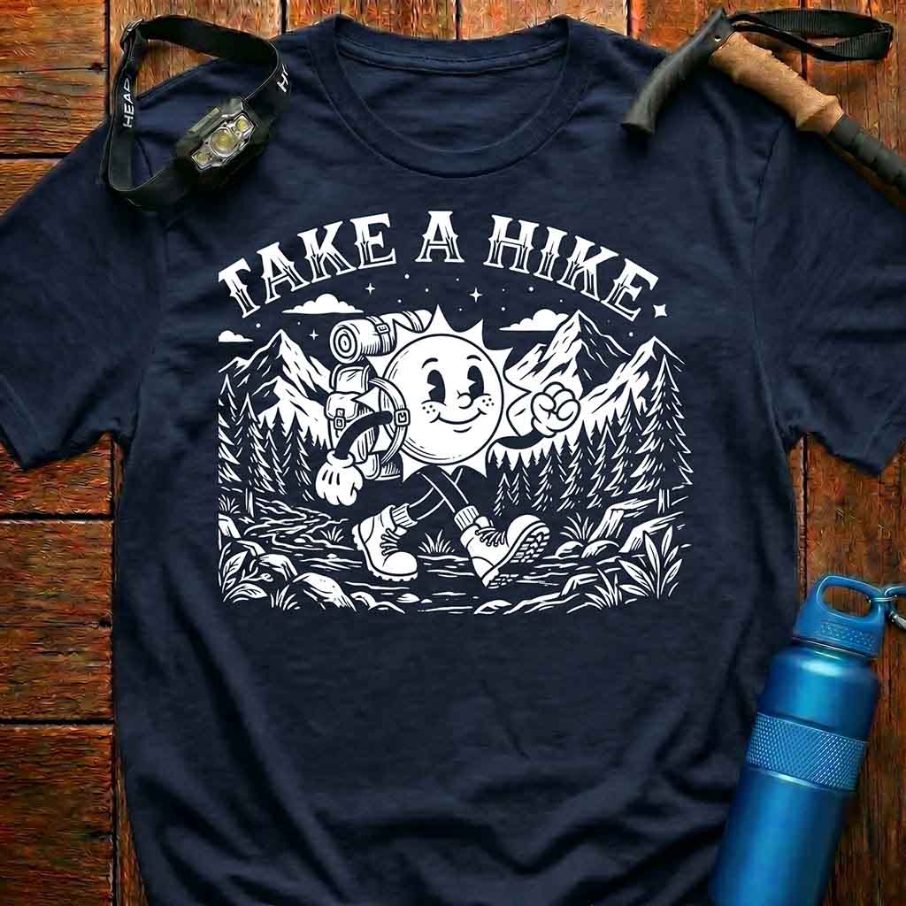 Retro Take a Hike Sun T-Shirt