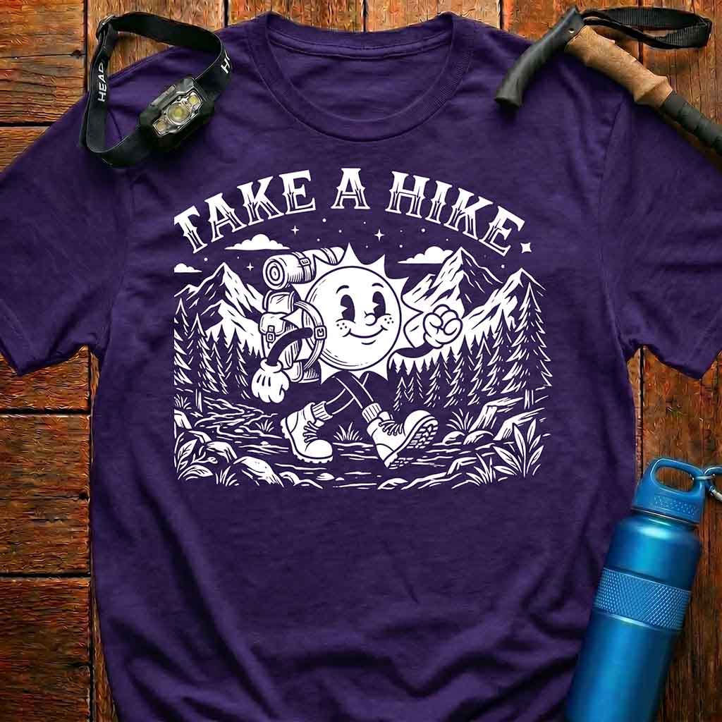 Retro Take a Hike Sun T-Shirt