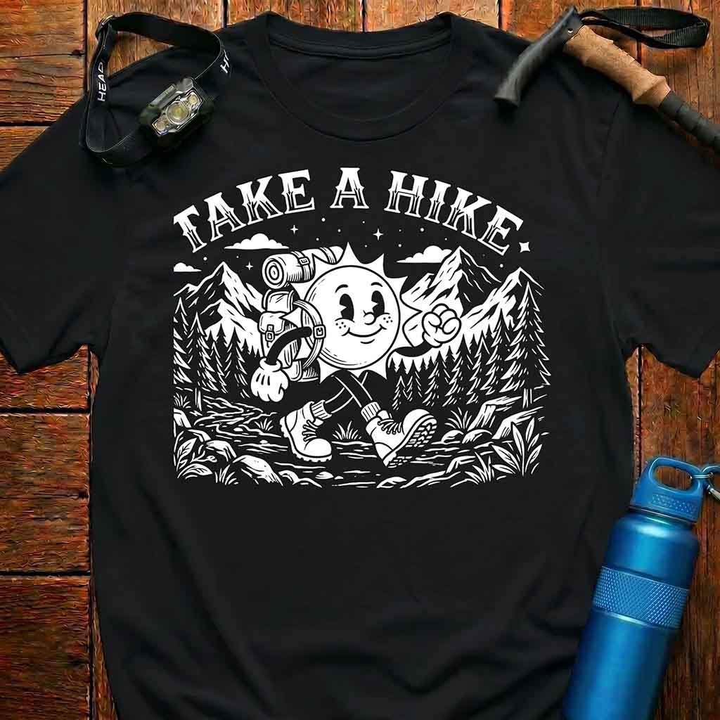 Retro Take a Hike Sun T-Shirt