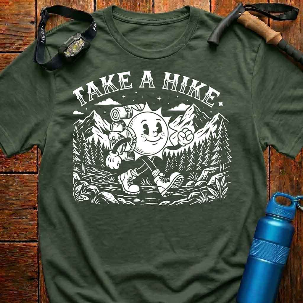 Retro Take a Hike Sun T-Shirt