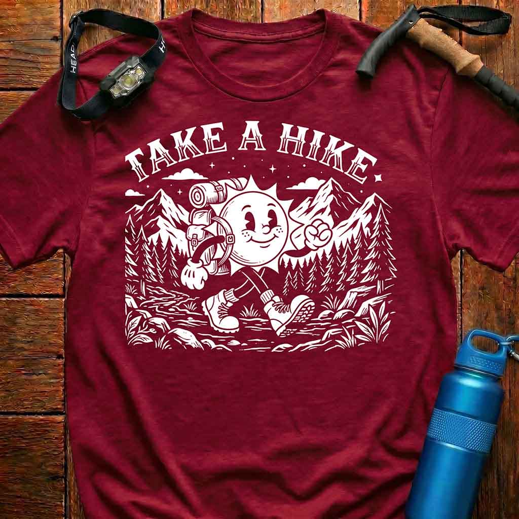 Retro Take a Hike Sun T-Shirt