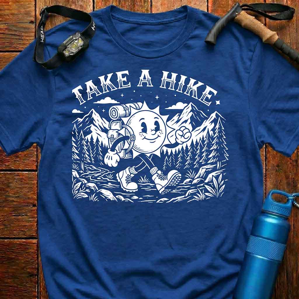 Retro Take a Hike Sun T-Shirt