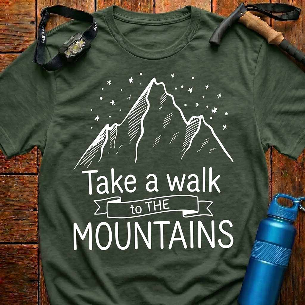 Take a Walk to the Mountains T-Shirt