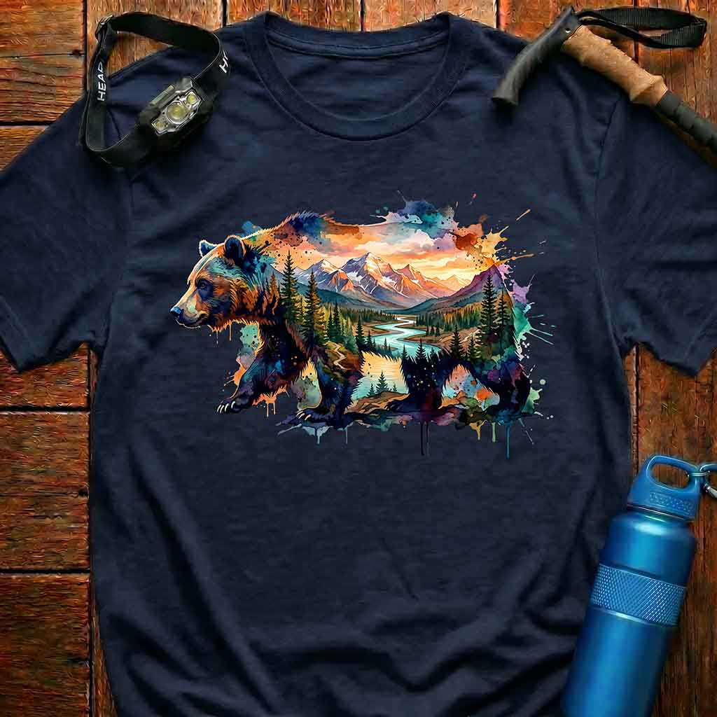 Wilderness Bear Art T-shirt