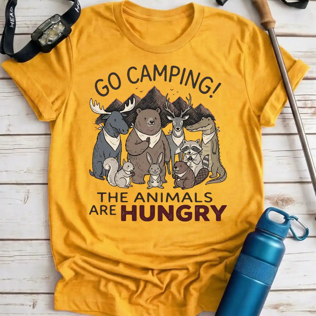 Hungry Animals Camping Tee