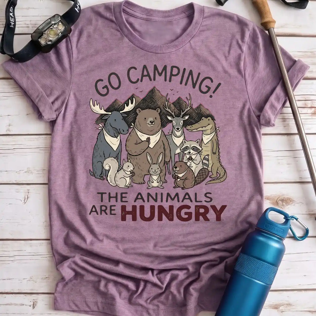 Hungry Animals Camping Tee