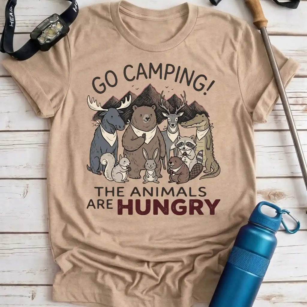 Hungry Animals Camping Tee
